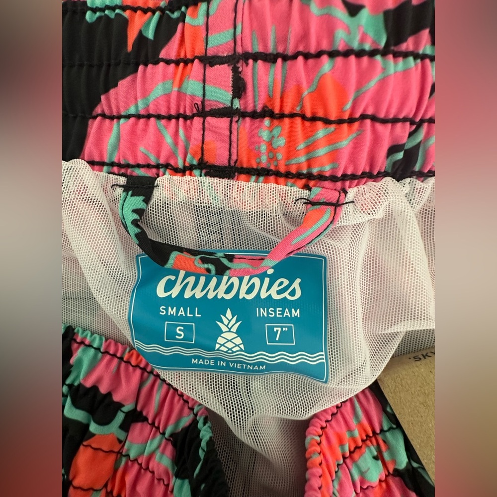 Chubbies Men’s Swim Trunks The Bio Luminiscents - Picture 9 of 13